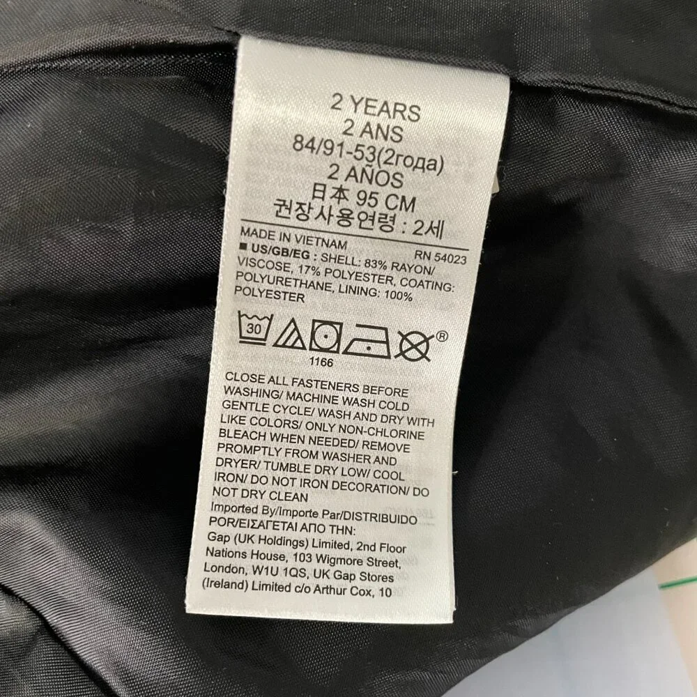 Baby Gap Faux Leather Moto Jacket